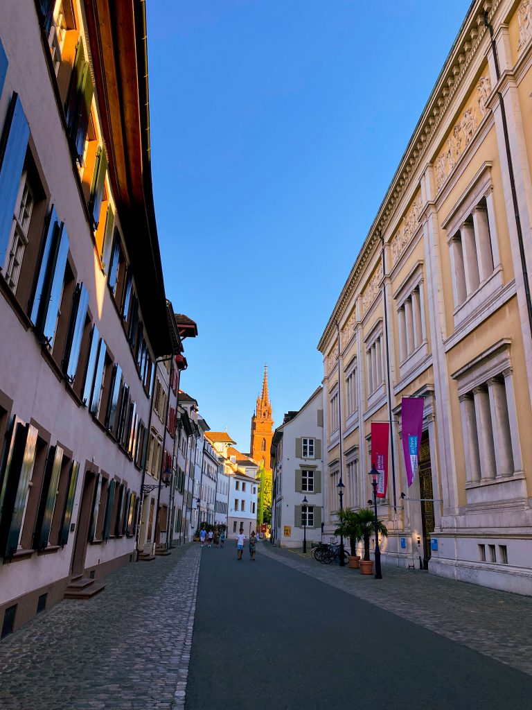 photograph of Basel town in switzerland