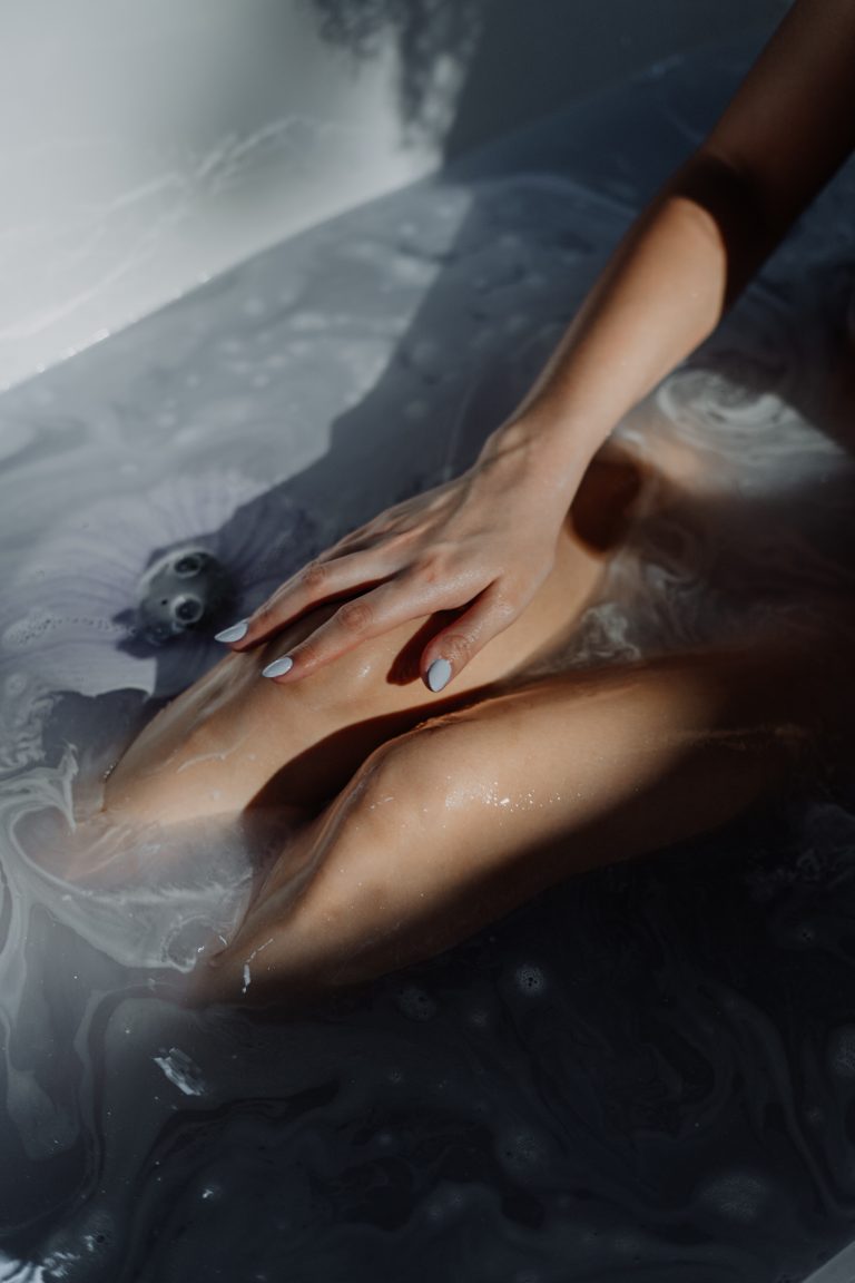 photo of body in spa treatment