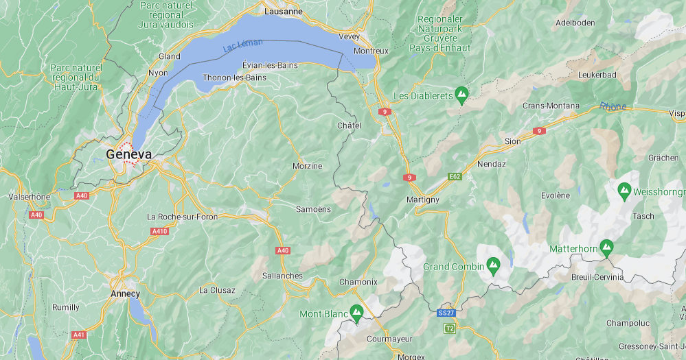 Map photo of Geneva